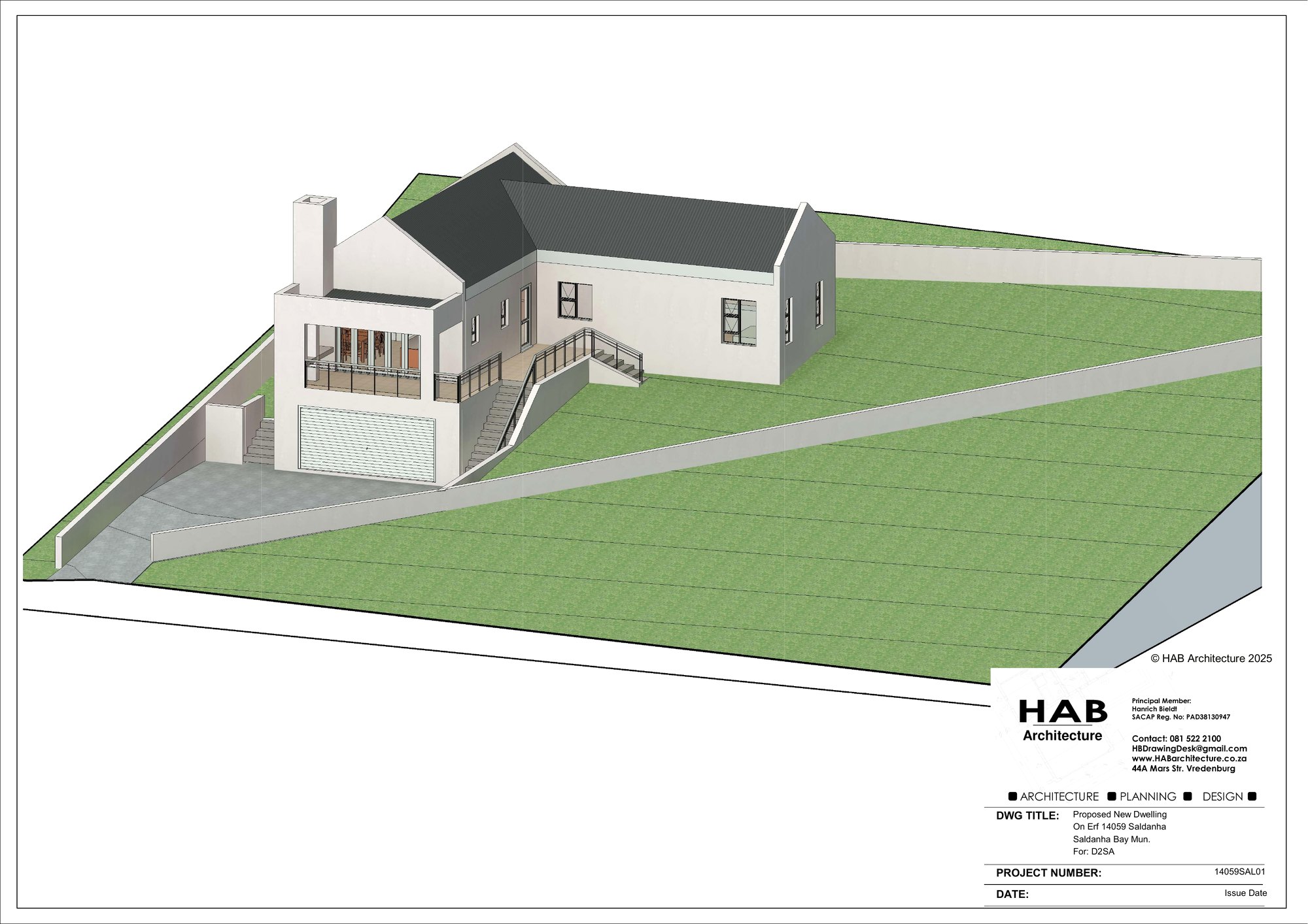 Erf 14059 - two-bedroom with lower garage