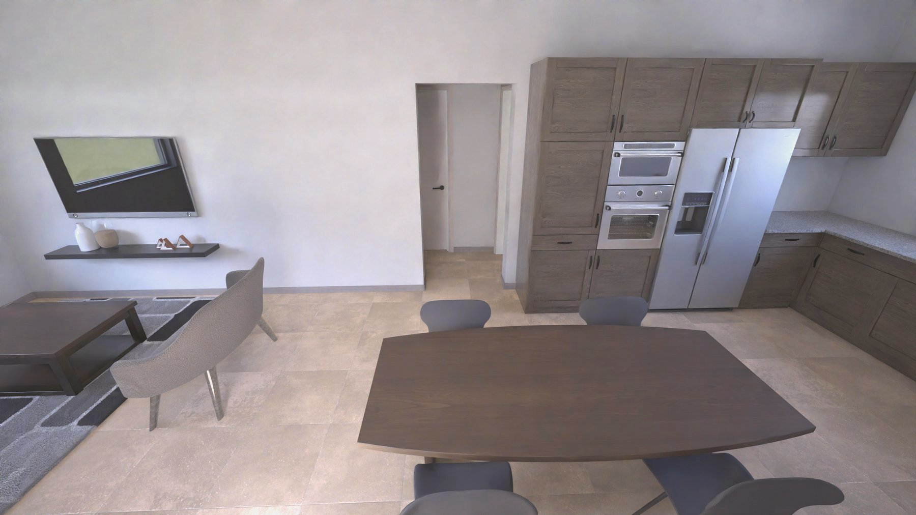 Kitchen & dining area
