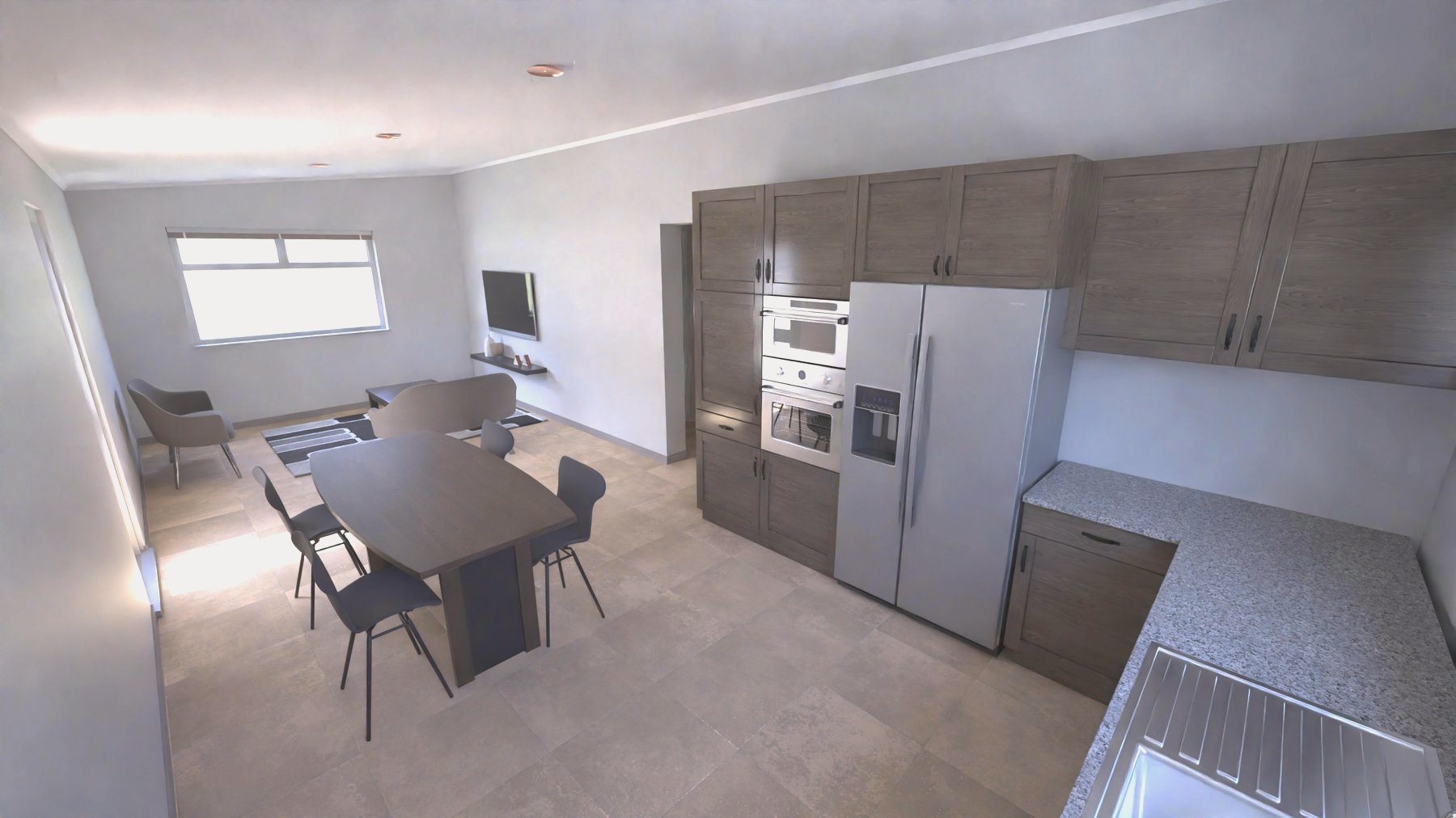 Compact one-bedroom apartment